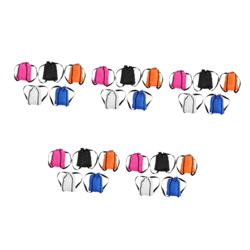 Healvian 25 Stck. Mini Puppenrucksack aus Robustem Leichter Kindgerechter Rucksack mit Großzügigem Stauraum für Puppen und Zubehör Vielseitige Aufbewahrungstaschen in Schwarz Orange Weiß Healvian 25 Stck. Mini Puppenrucksack aus Robustem Leichter Kindgerechter Rucksack mit Großzügigem Stauraum für Puppen und Zubehör Vielseitige Aufbewahrungstaschen in Schwarz Orange Weiß von Healvian