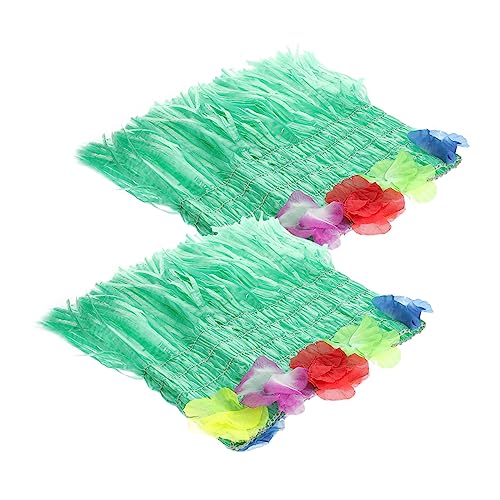 Healvian 2Stücke Hawaii Hula Kostüm Mit Grasrock Brustblume Elastische Hula Kleidung Für Luau Party Strandfestlichkeiten Dekoration Für Hawaii Themenpartys Healvian 2Stücke Hawaii Hula Kostüm Mit Grasrock Brustblume Elastische Hula Kleidung Für Luau Party Strandfestlichkeiten Dekoration Für Hawaii Themenpartys von Healvian
