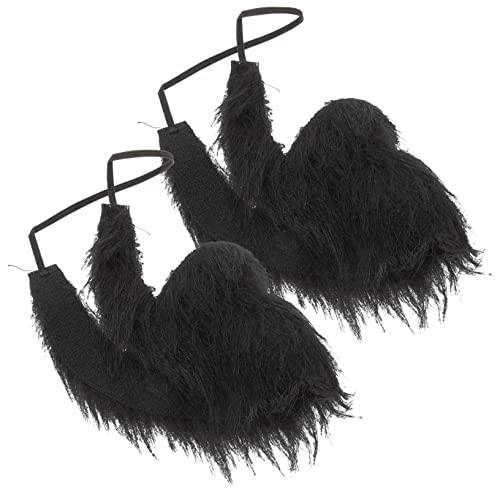 Healvian 2Stücke Kunsthaar Fake Schnurrbart Lustige Cosplay Requisite Für Fasching Karneval Halloween Dekorative Requisite Falscher Für Männer Frauen Healvian 2Stücke Kunsthaar Fake Schnurrbart Lustige Cosplay Requisite Für Fasching Karneval Halloween Dekorative Requisite Falscher Für Männer Frauen von Healvian