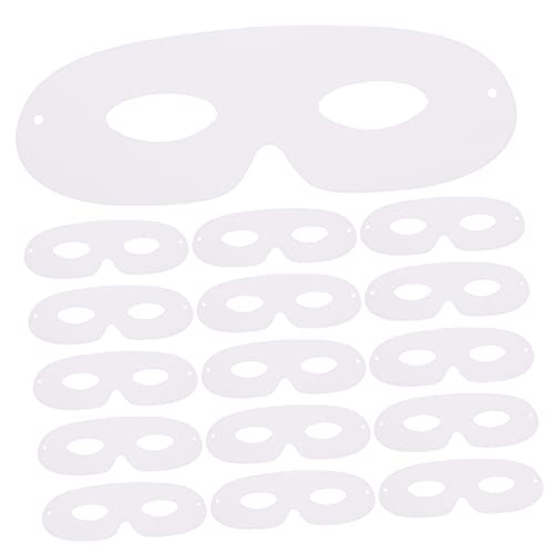 Healvian 3 Sätze DIY Blanko Masken Weiße Papiermasken zum Bemalen Karneval Tiermasken für Cosplay Party Bastelset für Erwachsene von Healvian