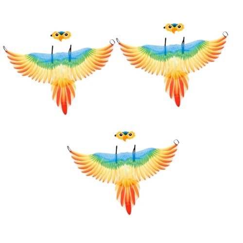 Healvian 3 Sätze Kostüm mit Papageienflügeln und Kopfband Halloween Vogelkostüm für Mädchen für Karneval und Cosplay Events Healvian 3 Sätze Kostüm mit Papageienflügeln und Kopfband Halloween Vogelkostüm für Mädchen für Karneval und Cosplay Events von Healvian