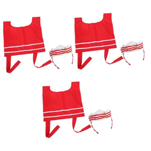 Healvian 3 Sätze Wasser Sailor Hut Haarband mit Schal Cosplay Accessoire für Halloween Themen Kostüm für Jungen und Mädchen für Rollenspiele und Festlichkeiten Healvian 3 Sätze Wasser Sailor Hut Haarband mit Schal Cosplay Accessoire für Halloween Themen Kostüm für Jungen und Mädchen für Rollenspiele und Festlichkeiten von Healvian