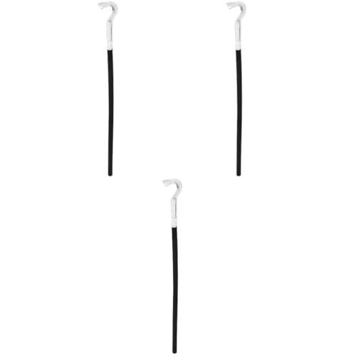 Healvian 3 Stück Ägyptischer Schlangenkopf Gehstock Halloween Kostüm Accessoire Teiliges mit Silber Stock Detailreichem Schlangenkopf für Cosplay und Festlichkeiten Healvian 3 Stück Ägyptischer Schlangenkopf Gehstock Halloween Kostüm Accessoire Teiliges mit Silber Stock Detailreichem Schlangenkopf für Cosplay und Festlichkeiten von Healvian