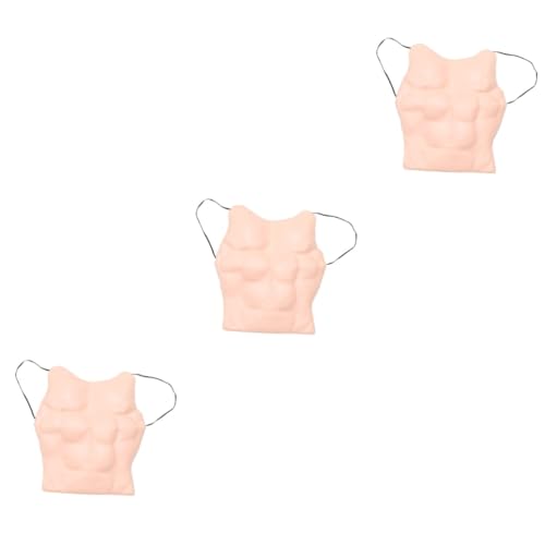 Healvian 3 Stück Brustmuskelbauchrequisiten Halloween Dekorate Frauen maskieren falsche Muskel- Rosa falscher Muskel Kostüme Maskerade kleidung Partykostüm gefälschter Brustmuskel Healvian 3 Stück Brustmuskelbauchrequisiten Halloween Dekorate Frauen maskieren falsche Muskel- Rosa falscher Muskel Kostüme Maskerade kleidung Partykostüm gefälschter Brustmuskel von Healvian