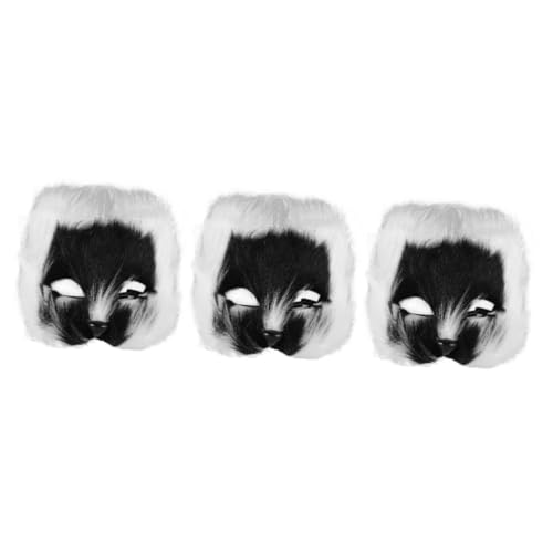 Healvian 3 Stück Cosplay Halbmaske für Damen und Herren Süße Tiermaske für Halloween Karneval und Kostümparty Leichte und Kreative Dekoration für Unvergessliche Healvian 3 Stück Cosplay Halbmaske für Damen und Herren Süße Tiermaske für Halloween Karneval und Kostümparty Leichte und Kreative Dekoration für Unvergessliche von Healvian