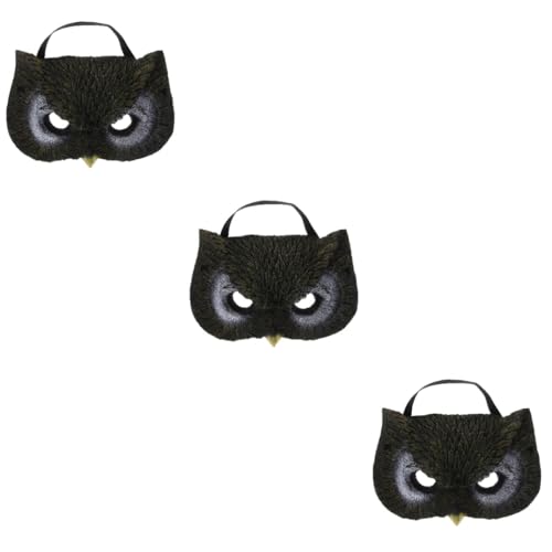 Healvian 3 Stück Eulenmaske für Halloween Tier Cosplay Maske PU Realistische Masquerade Masken für Karneval und Themenpartys Wiederverwendbar und Langlebig für Kostümpartys und Events Healvian 3 Stück Eulenmaske für Halloween Tier Cosplay Maske PU Realistische Masquerade Masken für Karneval und Themenpartys Wiederverwendbar und Langlebig für Kostümpartys und Events von Healvian