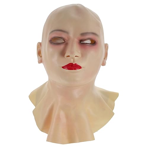 Healvian 3 Stück Glatze Stretch Bald Beauty Cover Gruselige Halloween Masquerade Party Cosplay Damen Unisex Zubehör Healvian 3 Stück Glatze Stretch Bald Beauty Cover Gruselige Halloween Masquerade Party Cosplay Damen Unisex Zubehör von Healvian