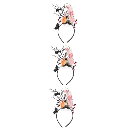 Healvian 3 Stück Halloween Haarreif mit Geweih Geist und Leichtes Party Accessoire für Kostüm und Cosplay Feiern Tierische Ohren Stirnband Vielseitiges Halloween Party Favor Healvian 3 Stück Halloween Haarreif mit Geweih Geist und Leichtes Party Accessoire für Kostüm und Cosplay Feiern Tierische Ohren Stirnband Vielseitiges Halloween Party Favor von Healvian