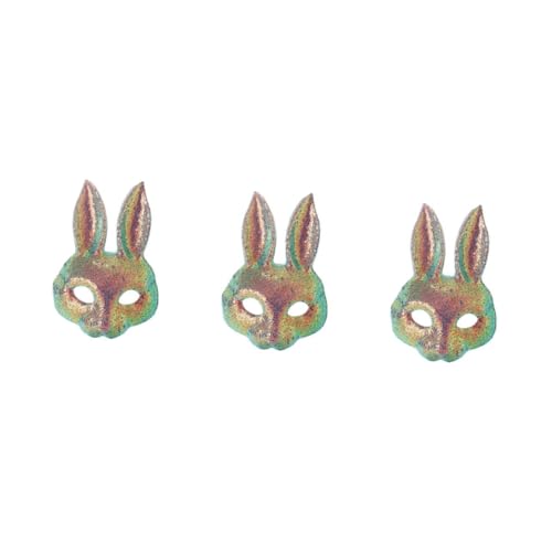 Healvian 3 Stück Kaninchen Maske mit Pailletten Glänzende Tiermaske für Halloween Karneval und Kostümpartys Wiederverwendbar und Sicher für Cosplay und Festliche Anlässe Healvian 3 Stück Kaninchen Maske mit Pailletten Glänzende Tiermaske für Halloween Karneval und Kostümpartys Wiederverwendbar und Sicher für Cosplay und Festliche Anlässe von Healvian