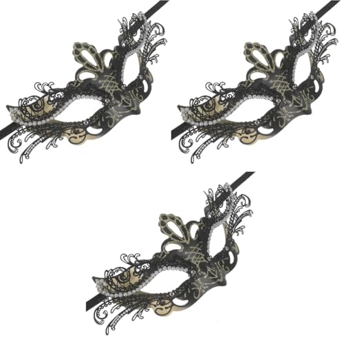 Healvian 3 Stück Metall Butterfly Maske für Halloween und Karneval Vielseitige Cosplay und Party Maske für Kopfmaß für Maskenbälle Geburtstagsfeiern und Festliche Anlässe Healvian 3 Stück Metall Butterfly Maske für Halloween und Karneval Vielseitige Cosplay und Party Maske für Kopfmaß für Maskenbälle Geburtstagsfeiern und Festliche Anlässe von Healvian