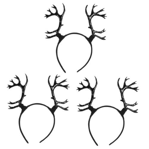 Healvian 3 Stück Rentier Geweih Stirnband für Damen Weihnachts Haarband mit Einzigartigem Design Vielseitige Dekoration für Partys Cosplay und Fotoshootings Healvian 3 Stück Rentier Geweih Stirnband für Damen Weihnachts Haarband mit Einzigartigem Design Vielseitige Dekoration für Partys Cosplay und Fotoshootings von Healvian