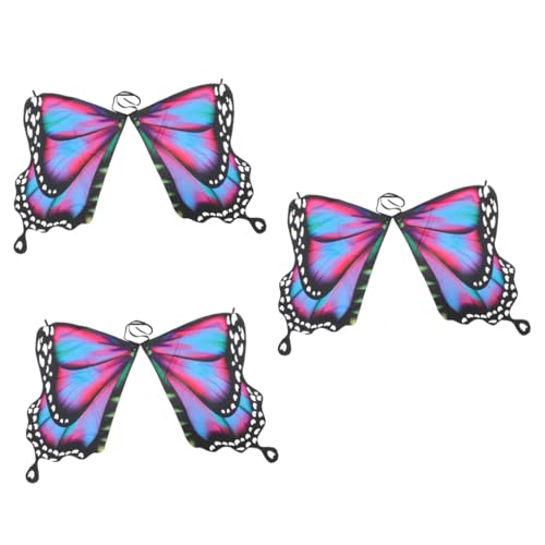 Healvian 3 Stück Schmetterlingsumhang für Buntes Kostüm Cape für Halloween Cosplay und Bühnenaufführungen Weiches und Hautfreundliches Material für Mottopartys und Kreative Fotos Healvian 3 Stück Schmetterlingsumhang für Buntes Kostüm Cape für Halloween Cosplay und Bühnenaufführungen Weiches und Hautfreundliches Material für Mottopartys und Kreative Fotos von Healvian