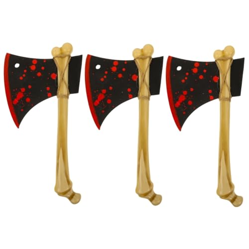 Healvian 3 Stück Simulierte Requisite Einseitige Halloween für Kostümpartys und Cosplay Leicht und Realistisch für Aufführungen und Feiern Healvian 3 Stück Simulierte Requisite Einseitige Halloween für Kostümpartys und Cosplay Leicht und Realistisch für Aufführungen und Feiern von Healvian
