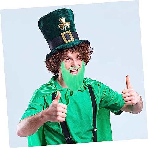 Healvian 3 Stück Teiliges Cosplay Grüner und Schnurrbart Weichem Lintmaterial Langlebig Einfach Anzubringen Patricks Day Verkleidung für Fasching und Rollenspiele Healvian 3 Stück Teiliges Cosplay Grüner und Schnurrbart Weichem Lintmaterial Langlebig Einfach Anzubringen Patricks Day Verkleidung für Fasching und Rollenspiele von Healvian
