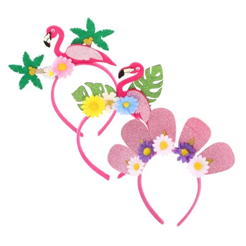 Healvian 3 Stück Teiliges Flamingo Hawaiistirnband für Tropische Partydekoration Leicht Bequem Vielseitig Gestalteter Kopfschmuck für Mädchen für Hawaii Mottopartys und Geburtstagsfeiern Healvian 3 Stück Teiliges Flamingo Hawaiistirnband für Tropische Partydekoration Leicht Bequem Vielseitig Gestalteter Kopfschmuck für Mädchen für Hawaii Mottopartys und Geburtstagsfeiern von Healvian