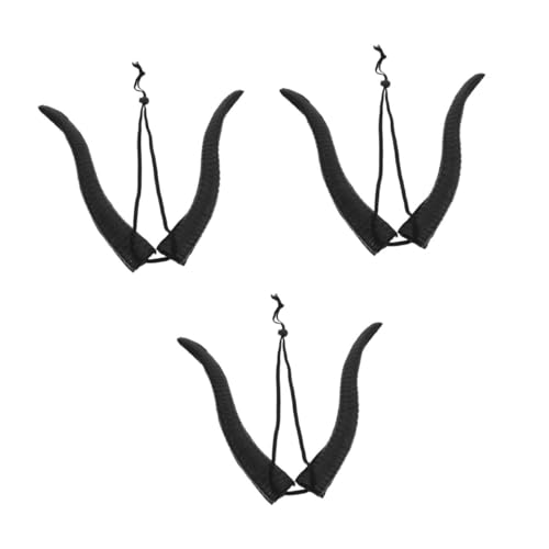 Healvian 3 Stück Verstellbares Halloween Schäferhorn Haarband Langlebiges Leichtes Kopfschmuck Stirnband für Erwachsene Party Accessoire für Kostüm und Cosplay Healvian 3 Stück Verstellbares Halloween Schäferhorn Haarband Langlebiges Leichtes Kopfschmuck Stirnband für Erwachsene Party Accessoire für Kostüm und Cosplay von Healvian