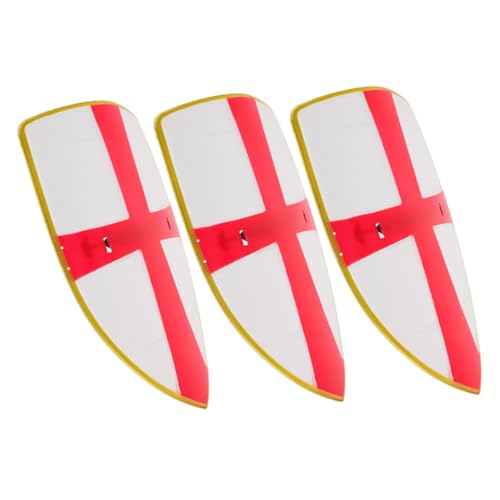 Healvian 3 Teiliges Ritterschild Für Halloween Mittelalterliches Cosplay Und Rollenspiel Kostümschild Für Rollenspiele Bühnenauftritte Und Feiertagspartys Healvian 3 Teiliges Ritterschild Für Halloween Mittelalterliches Cosplay Und Rollenspiel Kostümschild Für Rollenspiele Bühnenauftritte Und Feiertagspartys von Healvian