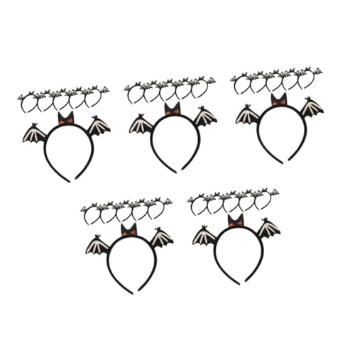 Healvian 30 Stck. Teiliges Halloween Haarreif mit Fledermausmotiven Leichtes Tragbares Kostümzubehör für Damen Festliches Stirnband für Halloween Party Fotoshooting und Cosplay Healvian 30 Stck. Teiliges Halloween Haarreif mit Fledermausmotiven Leichtes Tragbares Kostümzubehör für Damen Festliches Stirnband für Halloween Party Fotoshooting und Cosplay von Healvian