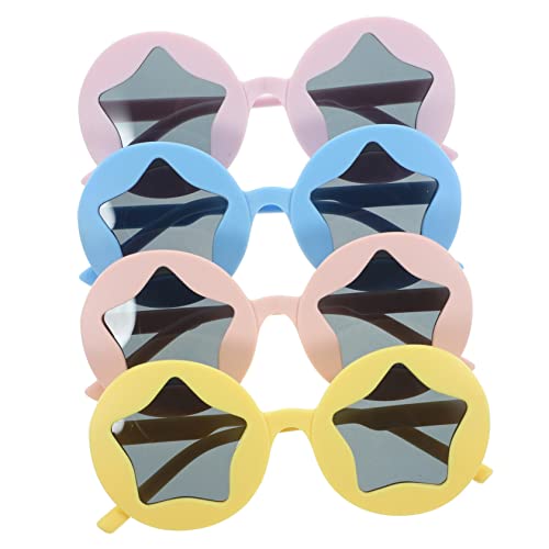 Healvian 4 Paare sonnenbrillen für Jungen Jungs Kinderbrille kindersonnenbrille schnapsgläser Lustige Sommer-Cartoon- Tipi von Healvian