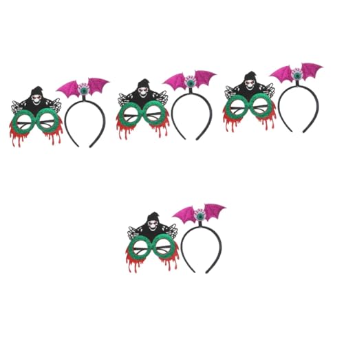 Healvian 4 Sätze Halloween Haarband mit Augenbrillen Teiliges für Kostümpartys Lustige Dekoration für Halloween Events Leichte und Bequeme Accessoires für Unvergessliche Healvian 4 Sätze Halloween Haarband mit Augenbrillen Teiliges für Kostümpartys Lustige Dekoration für Halloween Events Leichte und Bequeme Accessoires für Unvergessliche von Healvian