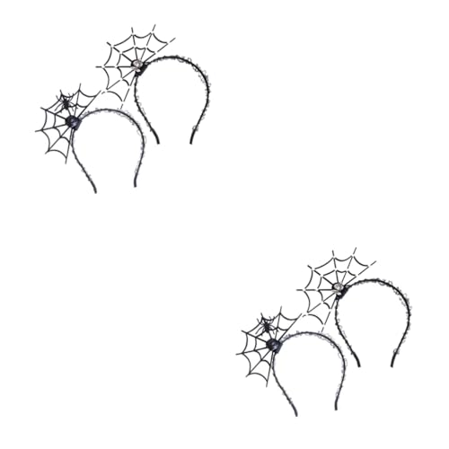 Healvian 4 Stck. Halloween Haarreifen Set Leichte Langlebige Spinnennetz und Strass Spinnenmuster Haarschmuck für Damen Dekoration für Party Festival und Cosplay Healvian 4 Stck. Halloween Haarreifen Set Leichte Langlebige Spinnennetz und Strass Spinnenmuster Haarschmuck für Damen Dekoration für Party Festival und Cosplay von Healvian