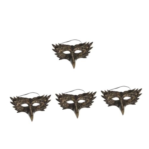 Healvian 4 Stück Eagle Mask für Maskerade Partys Realistische PU Tiermaske Leicht und Atmungsaktiv Sicherer Sitz mit Elastikband für Karneval und Kostüm Events Healvian 4 Stück Eagle Mask für Maskerade Partys Realistische PU Tiermaske Leicht und Atmungsaktiv Sicherer Sitz mit Elastikband für Karneval und Kostüm Events von Healvian