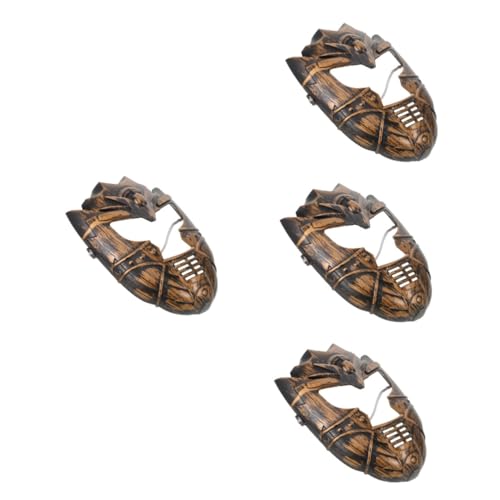 Healvian 4 Stück Halloween Cosplay Maske für Jungen mit Elastischem Band für Partys Karneval und Maskeraden Vielseitige Requisite für Damen und Herren von Healvian