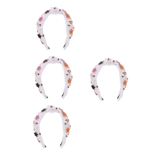 Healvian 4 Stück Halloween Perlen Stirnband mit Strasssteinen Geknotetes Haarband für Halloween Gothic Party Kreative Haaraccessoires für Festliche Anlässe und Kostüm Bälle Healvian 4 Stück Halloween Perlen Stirnband mit Strasssteinen Geknotetes Haarband für Halloween Gothic Party Kreative Haaraccessoires für Festliche Anlässe und Kostüm Bälle von Healvian