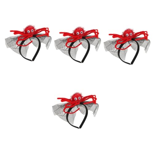 Healvian 4 Stück Halloween Spider Stirnband für Leichtes Cosplay Haarband für Halloween Partys Fotografie und Rollenspiele mit Langlebigem Material und Bequemem Tragegefühl Healvian 4 Stück Halloween Spider Stirnband für Leichtes Cosplay Haarband für Halloween Partys Fotografie und Rollenspiele mit Langlebigem Material und Bequemem Tragegefühl von Healvian