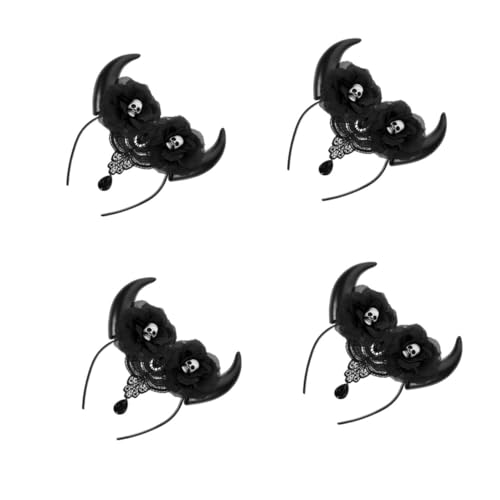 Healvian 4 Stück Halloween Stirnband mit Elastischen Teufelshörnern und Verstellbares Kopfband für Damen Bequemes Cosplay Accessoire für Party Tanz und Festliche Verkleidung Healvian 4 Stück Halloween Stirnband mit Elastischen Teufelshörnern und Verstellbares Kopfband für Damen Bequemes Cosplay Accessoire für Party Tanz und Festliche Verkleidung von Healvian