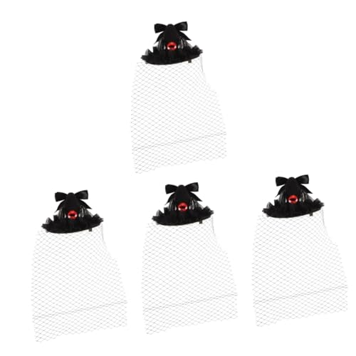 Healvian 4 Stück Kleiner Haarclip Eleganter Fascinator Hut Haarschmuck für Damen für Retro Partys Cosplay und Besondere Anlässe Komfortabel und Langlebig Healvian 4 Stück Kleiner Haarclip Eleganter Fascinator Hut Haarschmuck für Damen für Retro Partys Cosplay und Besondere Anlässe Komfortabel und Langlebig von Healvian