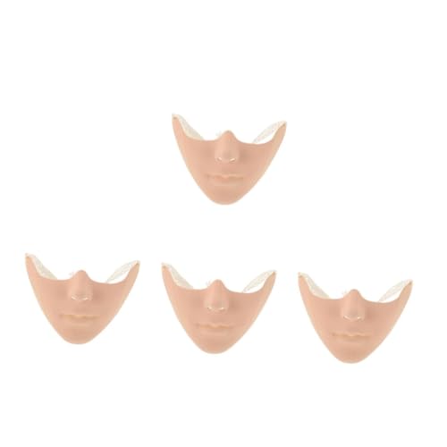 Healvian 4 Stück Leichte Mechanische Halbgesichtsmaske für Herren Komfortable und Maskenballmaske Langlebiges Cosplay Accessoire für Halloween Kostümparty und Fotoshootings von Healvian