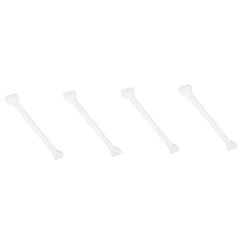 Healvian 4 Stück Plastik Knochen Deko Halloween Weiß Prähistorisch Höhlenmensch Knochen Party Requisite Für Kostüm Feiern Gruselige Partydeko von Healvian