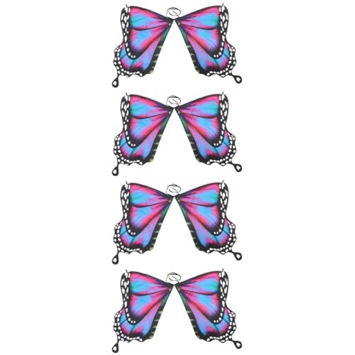 Healvian 4 Stück Schmetterlingscape für Leichtes Cosplay Zubehör für Halloween Bunte Bedruckte Schmetterlingsflügel für Karneval und Kostümpartys Healvian 4 Stück Schmetterlingscape für Leichtes Cosplay Zubehör für Halloween Bunte Bedruckte Schmetterlingsflügel für Karneval und Kostümpartys von Healvian