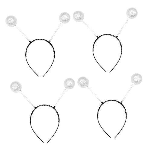 Healvian 4 Stück Teiliges Schaumstoffball Haarreifen Leicht Bequem für Kostüm Haarschmuck Partyfest Geeignet für Cosplay Tanz Hochzeit Healvian 4 Stück Teiliges Schaumstoffball Haarreifen Leicht Bequem für Kostüm Haarschmuck Partyfest Geeignet für Cosplay Tanz Hochzeit von Healvian