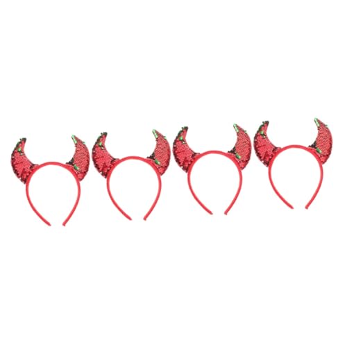 Healvian 4 Stück Teufelshörner Stirnband für Halloween Verstellbares Bequemes Kopfschmuck Accessoire aus Weichem Material für Kostümpartys Cosplay und Maskeraden für Verschiedene Healvian 4 Stück Teufelshörner Stirnband für Halloween Verstellbares Bequemes Kopfschmuck Accessoire aus Weichem Material für Kostümpartys Cosplay und Maskeraden für Verschiedene von Healvian
