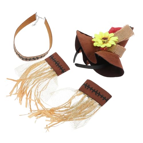 Healvian 4 x Halloween-Kostüm-Zubehör, Armband, Halskette für Erwachsene, Cosplay, für Karneval, Dekorationen und Partyzubehör Healvian 4 x Halloween-Kostüm-Zubehör, Armband, Halskette für Erwachsene, Cosplay, für Karneval, Dekorationen und Partyzubehör von Healvian