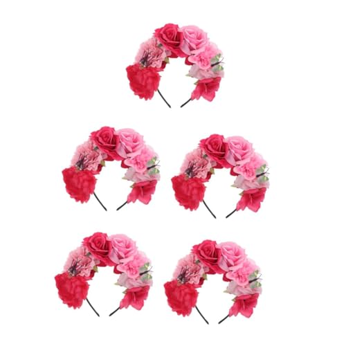 Healvian 5 Stück Day Of The Dead Haarreif mit Realistischer Blüten und Schmetterlingsdekoration Leichter Bequemer Damen Blumen Headband für Halloween Party und Festliche Anlässe Healvian 5 Stück Day Of The Dead Haarreif mit Realistischer Blüten und Schmetterlingsdekoration Leichter Bequemer Damen Blumen Headband für Halloween Party und Festliche Anlässe von Healvian