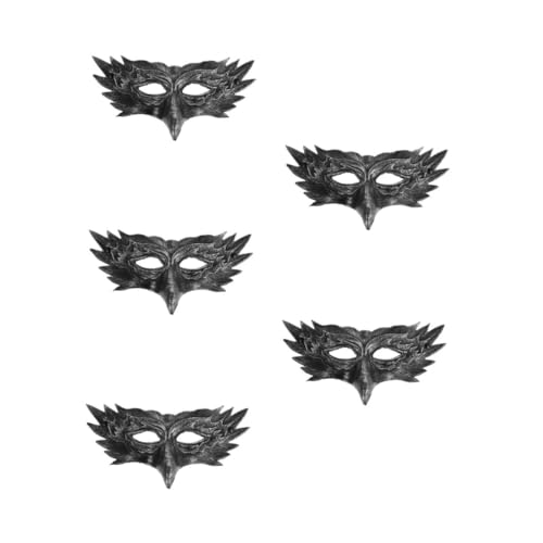 Healvian 5 Stück Eagle Mask für Karneval und Cosplay Realistische Vogeldarstellung für Maskenbälle Themenpartys und Fotomöglichkeiten Leicht und zu Tragen Healvian 5 Stück Eagle Mask für Karneval und Cosplay Realistische Vogeldarstellung für Maskenbälle Themenpartys und Fotomöglichkeiten Leicht und zu Tragen von Healvian