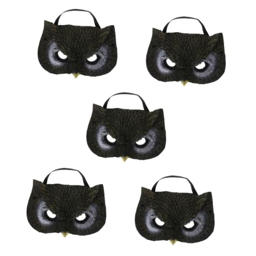 Healvian 5 Stück Echte Eulenmaske Tiermaskerade für Halloween und Karneval Leicht und Detailgetreu Auffälliges Design für Kostümpartys Requisite Healvian 5 Stück Echte Eulenmaske Tiermaskerade für Halloween und Karneval Leicht und Detailgetreu Auffälliges Design für Kostümpartys Requisite von Healvian