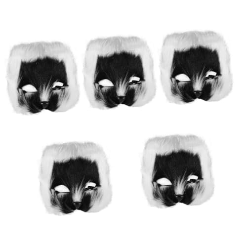 Healvian 5 Stück Fuchs Halbmaske für Kostümpartys Halloween Cosplay Maske für Maskerade Vielseitig Einsetzbar und Dekorativ für Feiern Karneval und Bühnenaufführungen Healvian 5 Stück Fuchs Halbmaske für Kostümpartys Halloween Cosplay Maske für Maskerade Vielseitig Einsetzbar und Dekorativ für Feiern Karneval und Bühnenaufführungen von Healvian