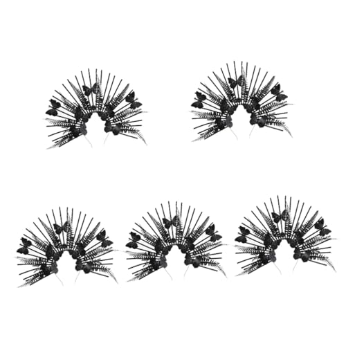 Healvian 5 Stück Gothic Butterfly Haarreif Schwarz Vintage Haarschmuck für Halloween Haarschmuck Leichtes und Robustes Design für Feierlichkeiten und Besondere Anlässe Healvian 5 Stück Gothic Butterfly Haarreif Schwarz Vintage Haarschmuck für Halloween Haarschmuck Leichtes und Robustes Design für Feierlichkeiten und Besondere Anlässe von Healvian