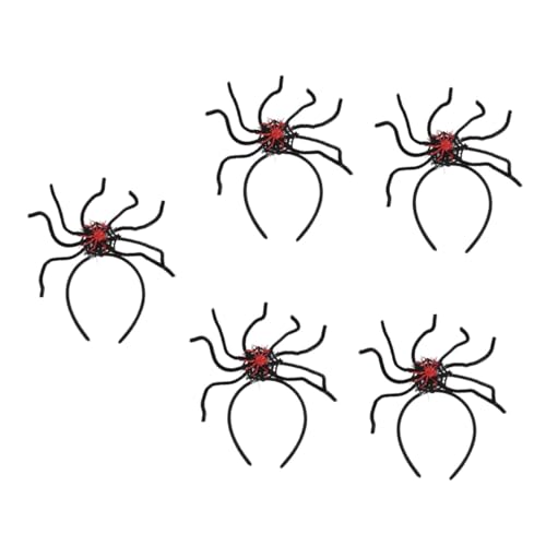 Healvian 5 Stück Halloween Haarreif Spinnenkopfband Lustiges Kostümzubehör für Halloween und Themenpartys Leicht Bequem für Jede Feier Wiederverwendbares Accessoire mit Gruseligem Design Healvian 5 Stück Halloween Haarreif Spinnenkopfband Lustiges Kostümzubehör für Halloween und Themenpartys Leicht Bequem für Jede Feier Wiederverwendbares Accessoire mit Gruseligem Design von Healvian
