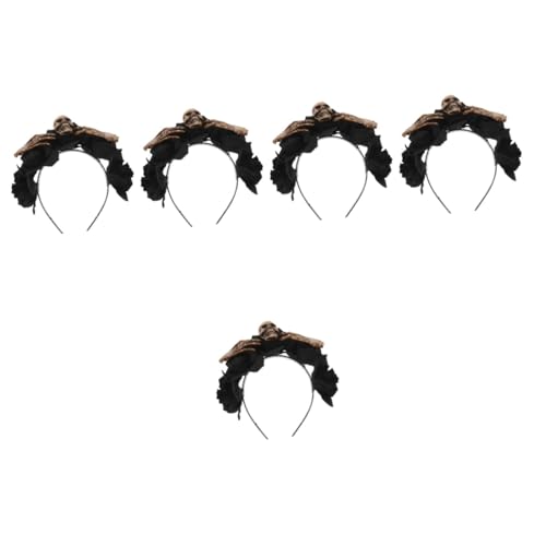 Healvian 5 Stück Halloween Haarreif mit Skelettkopf und Kunstblumen Einzigartiges Kostümzubehör für Halloween und Themenpartys Wiederverwendbar Bequem Auffällig und Langlebig Healvian 5 Stück Halloween Haarreif mit Skelettkopf und Kunstblumen Einzigartiges Kostümzubehör für Halloween und Themenpartys Wiederverwendbar Bequem Auffällig und Langlebig von Healvian