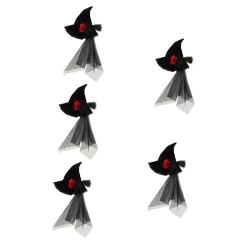 Healvian 5 Stück Halloween Hexenhut Leichtem Netzstoff mit Blumen Kostümhut für Partys und Cosplay für Damen und Jugendliche für Halloween Feiern und Kostümwettbewerbe Healvian 5 Stück Halloween Hexenhut Leichtem Netzstoff mit Blumen Kostümhut für Partys und Cosplay für Damen und Jugendliche für Halloween Feiern und Kostümwettbewerbe von Healvian