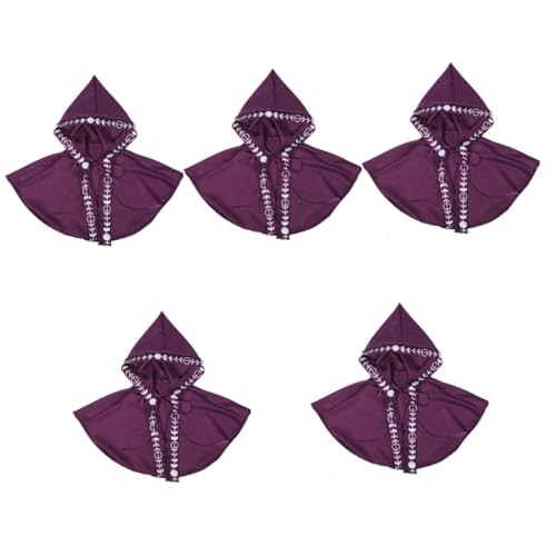 Healvian 5 Stück Halloween Mittelalter Umhang mit Kapuze Vintage Kostüm für Damen und Herren für Karneval Cosplay und Halloween Partys Praktisch und Vielseitig Healvian 5 Stück Halloween Mittelalter Umhang mit Kapuze Vintage Kostüm für Damen und Herren für Karneval Cosplay und Halloween Partys Praktisch und Vielseitig von Healvian