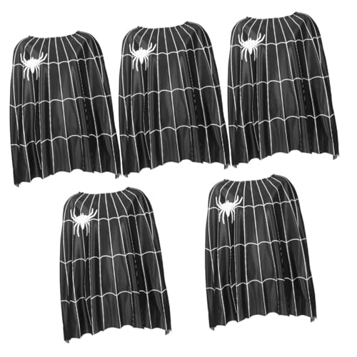 Healvian 5 Stück Halloween Spinnen Umhang für Damen Dekorativer Satin Cape für Kostüm für Halloween Partys Rollenspiele und Cosplay Veranstaltungen Healvian 5 Stück Halloween Spinnen Umhang für Damen Dekorativer Satin Cape für Kostüm für Halloween Partys Rollenspiele und Cosplay Veranstaltungen von Healvian