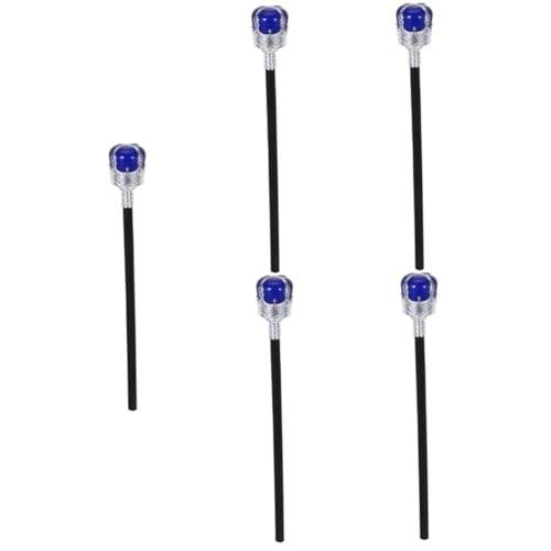 Healvian 5 Stück Königliche Zauberstab Requisite für Halloween Kostüm Zubehör für Rollenspiele Karneval und Maskerade Blauer und Silberner Königshandstock für Kreative Kostümpartys Healvian 5 Stück Königliche Zauberstab Requisite für Halloween Kostüm Zubehör für Rollenspiele Karneval und Maskerade Blauer und Silberner Königshandstock für Kreative Kostümpartys von Healvian