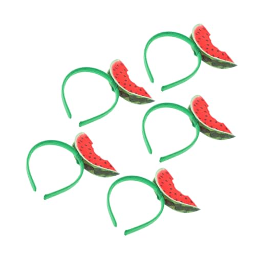 Healvian 5 Stück Teiliges Wassermelonen Party Haarband Lebendige Farben Langlebiges Design Haarreif für Sommerfeste Strandfeiern Tropische Kostüme Fruchtiger Kopfschmuck für Mädchen Jungen Healvian 5 Stück Teiliges Wassermelonen Party Haarband Lebendige Farben Langlebiges Design Haarreif für Sommerfeste Strandfeiern Tropische Kostüme Fruchtiger Kopfschmuck für Mädchen Jungen von Healvian