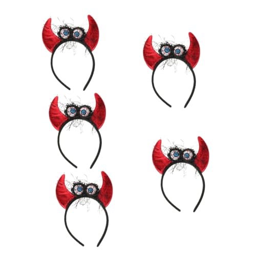 Healvian 5 Stück Teufelshörner Haarreif für Halloween Leuchtendes Stirnband für Kostümpartys Maskeraden und Cosplay Bequeme Kopfbedeckung für Karneval und Halloween Feiern Healvian 5 Stück Teufelshörner Haarreif für Halloween Leuchtendes Stirnband für Kostümpartys Maskeraden und Cosplay Bequeme Kopfbedeckung für Karneval und Halloween Feiern von Healvian